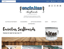 Tablet Screenshot of encinitassurfboards.com